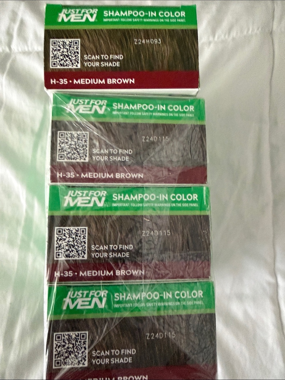 H-35 Medium Brown Shampoo-In Color for Men